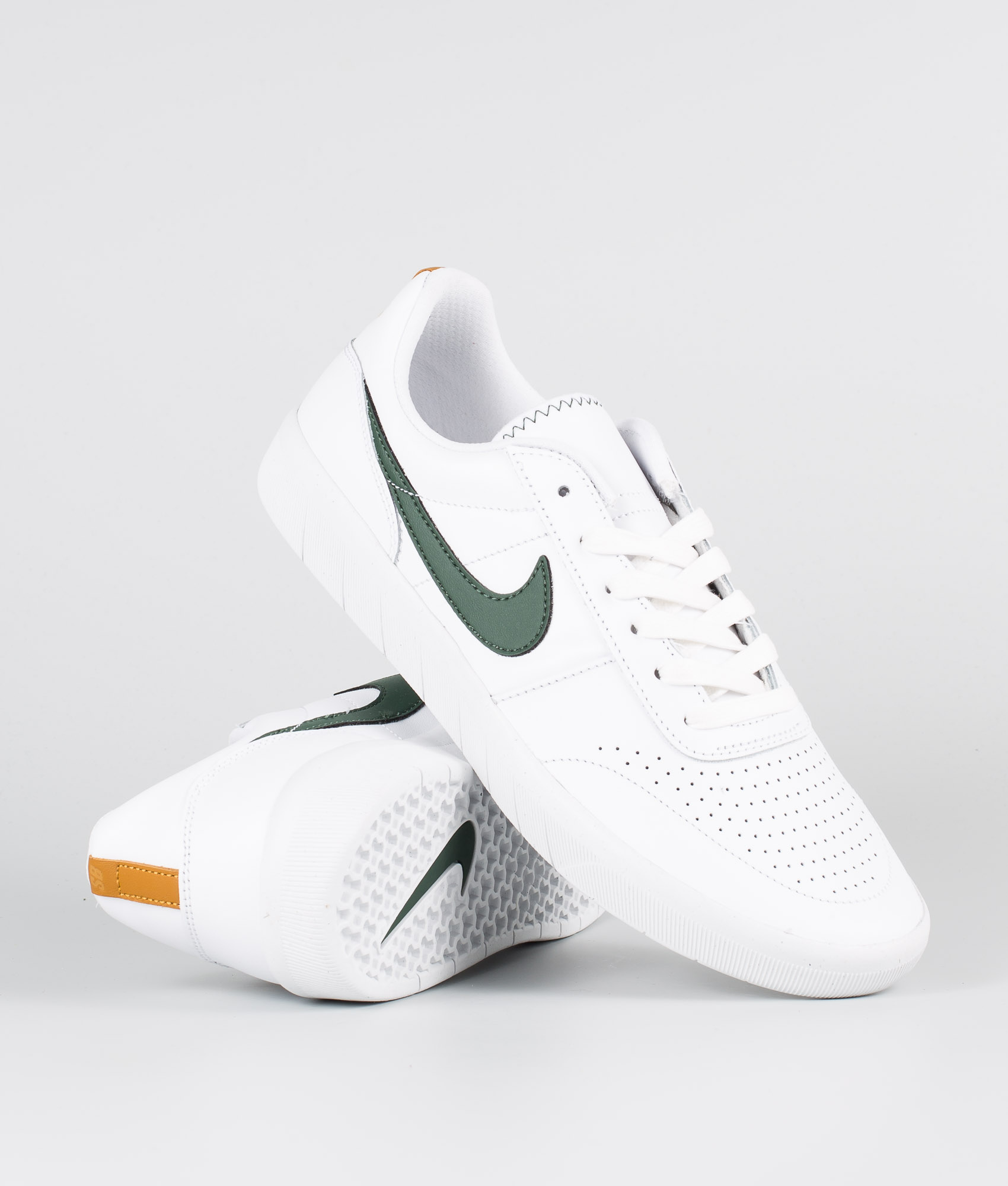 Nike SB Team Classic Prm Shoes White/Galactic Jade-Desert Ochre-White -  Ridestore.com