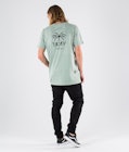 Dope Palm Camiseta Hombre Faded Green