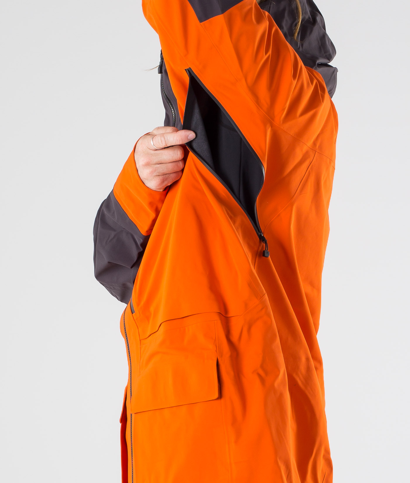 the north face orange coat