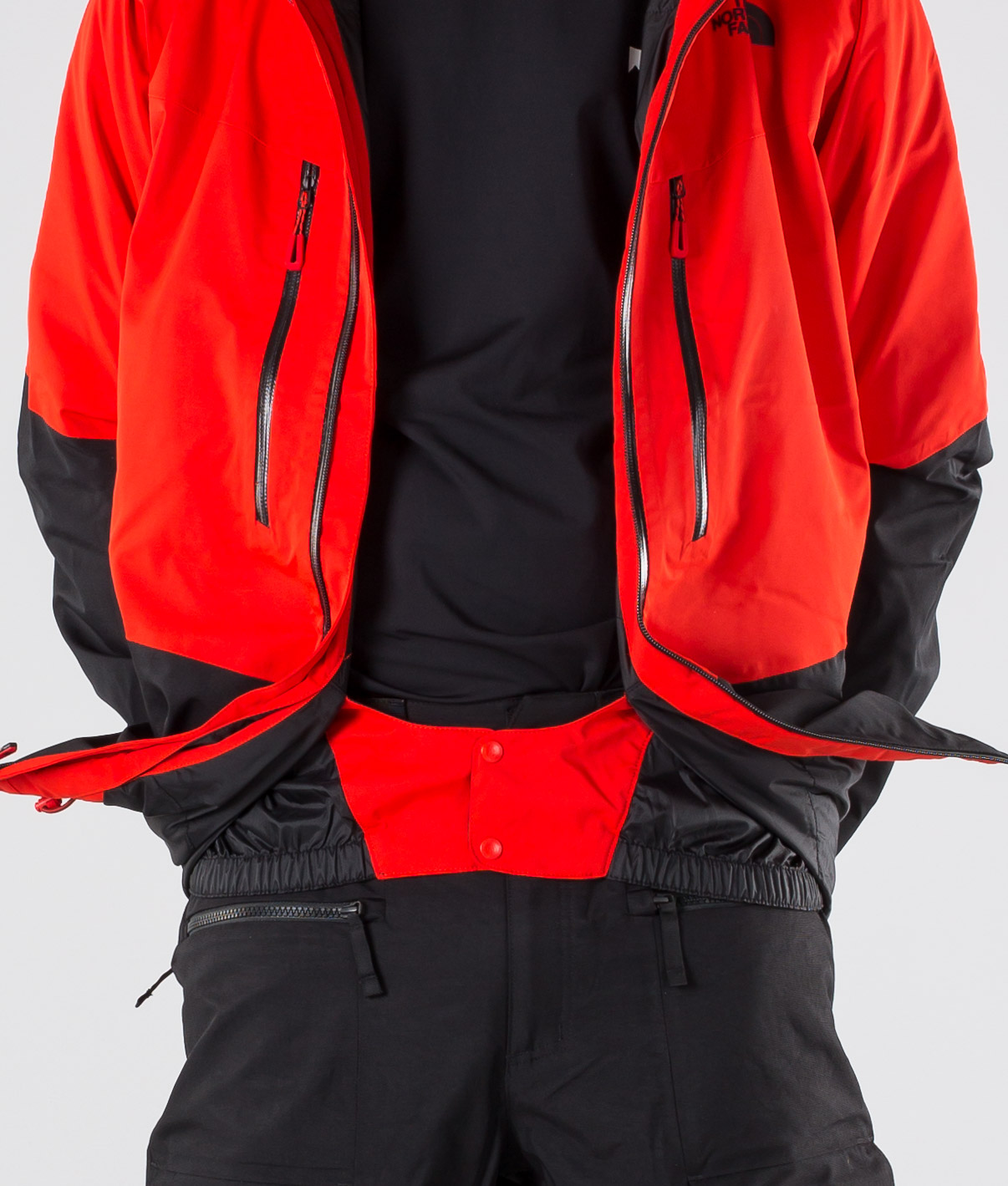 The North Face Chakal Snowboardjakke Fiery RedBlack The North Face Chakal Snowboardjakke Fiery RedBlack