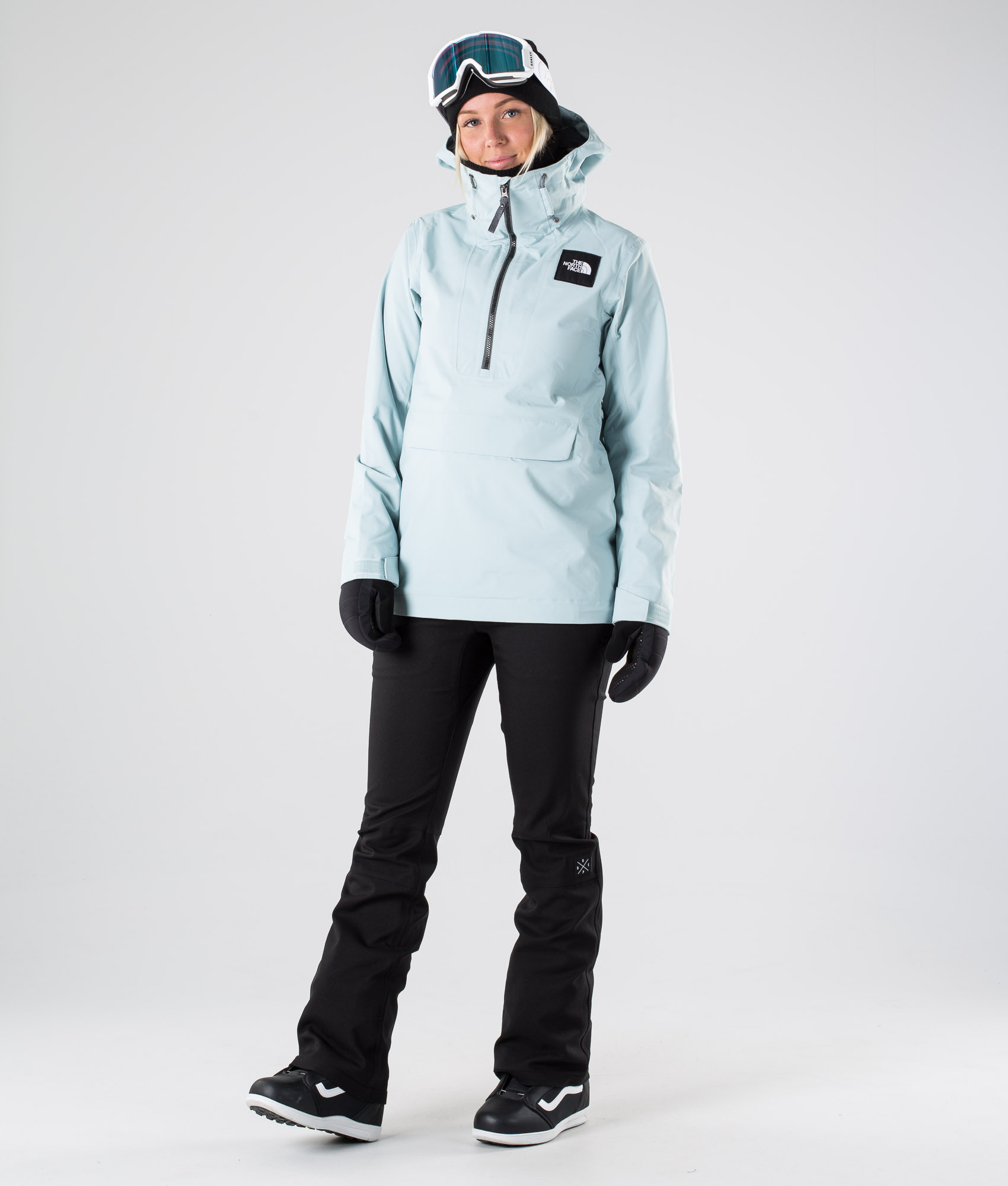 north face cloud blue ski pants