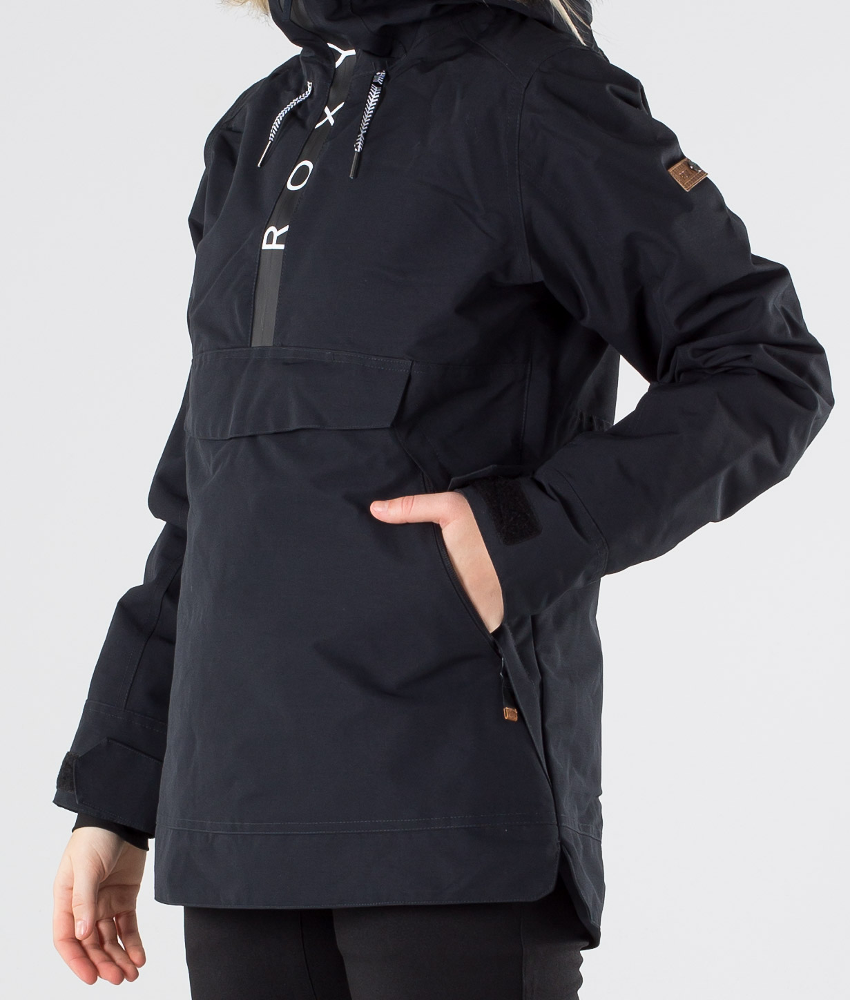 roxy shelter ski jacket in black