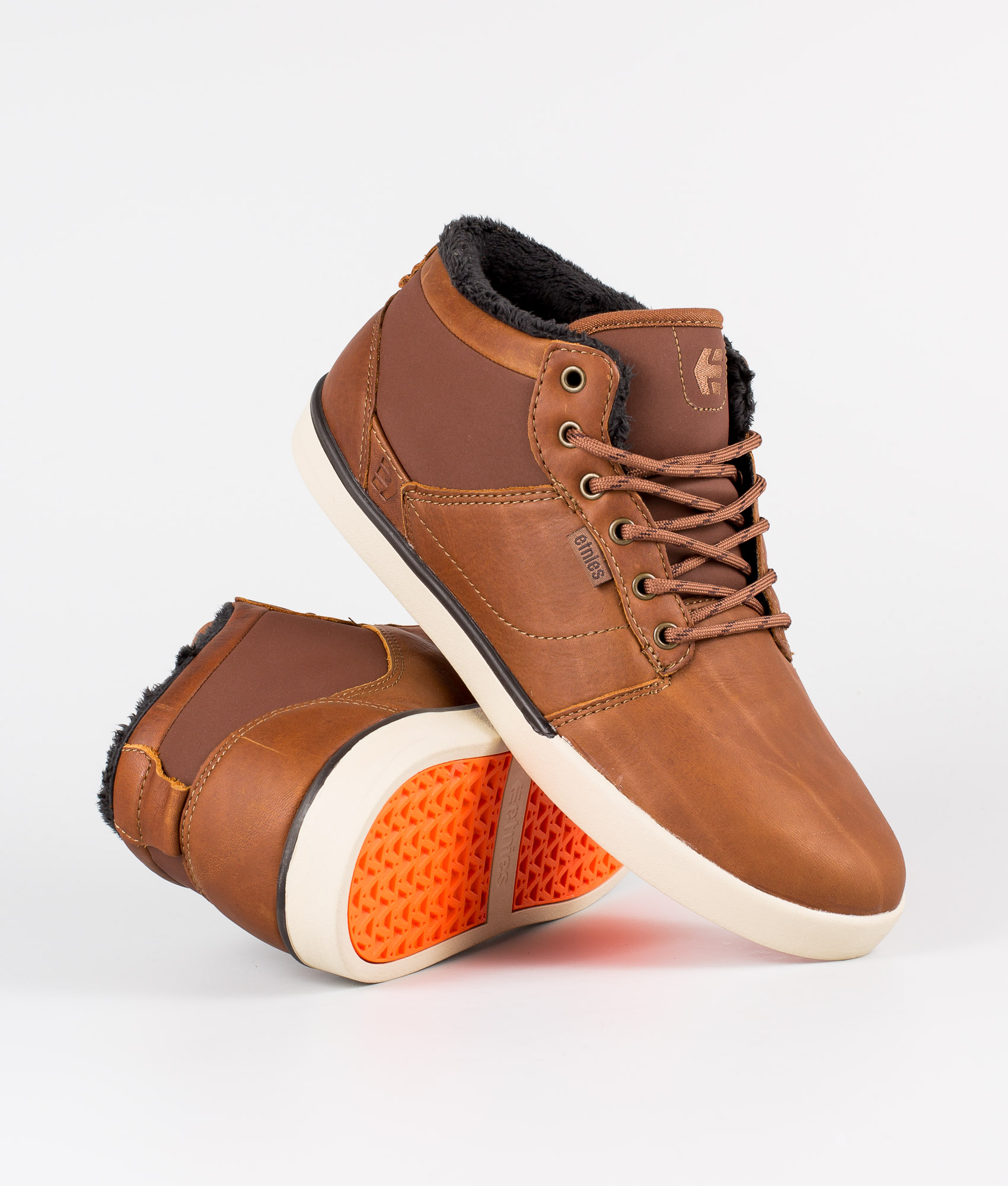 Etnies Jefferson Mid Shoes Tan/Brown 