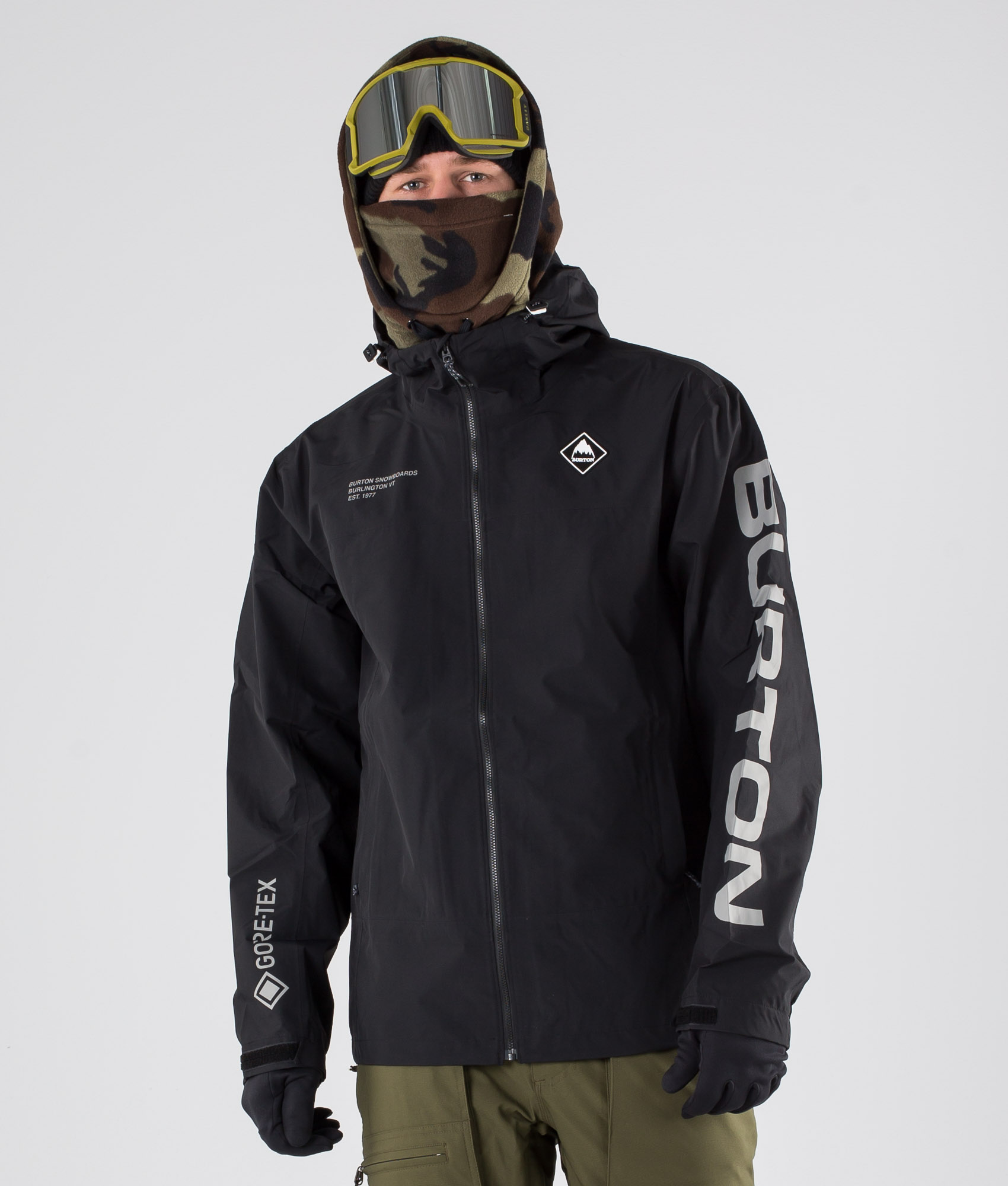 Burton Gore Tex Packrite Slim Snowboard Jacket True Black Ridestore Com