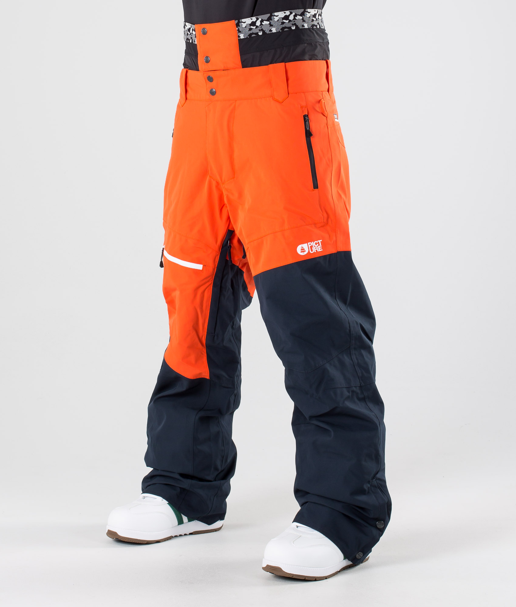 Picture Alpin Snowboard Pants Orange Dark Blue Ridestore Com