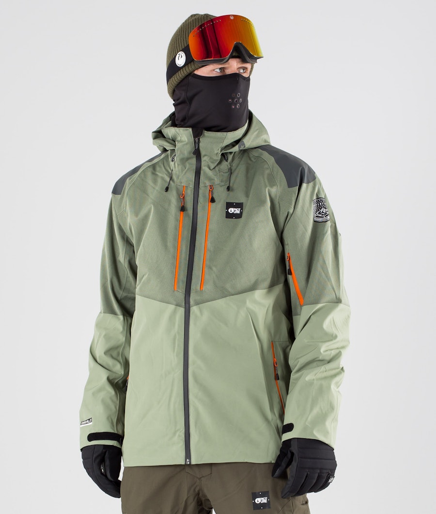 Army Green Snowboard Jacket - Army Military