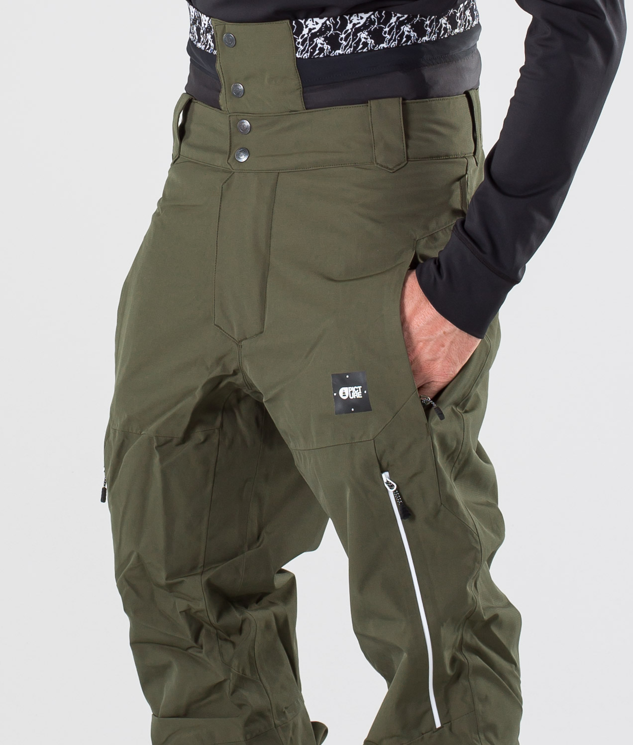 Picture Object Pant dark army green 