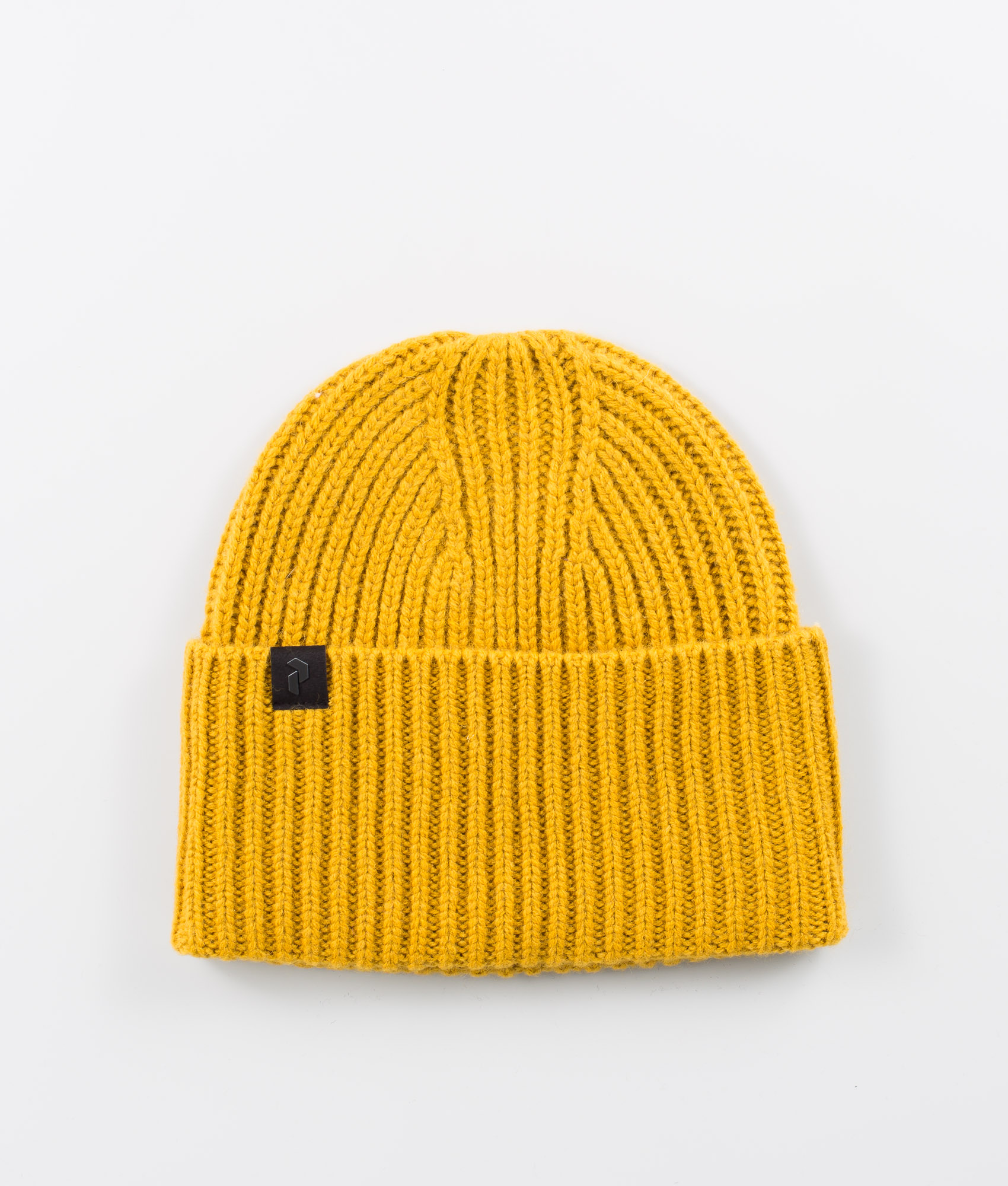 yellow beanie cap