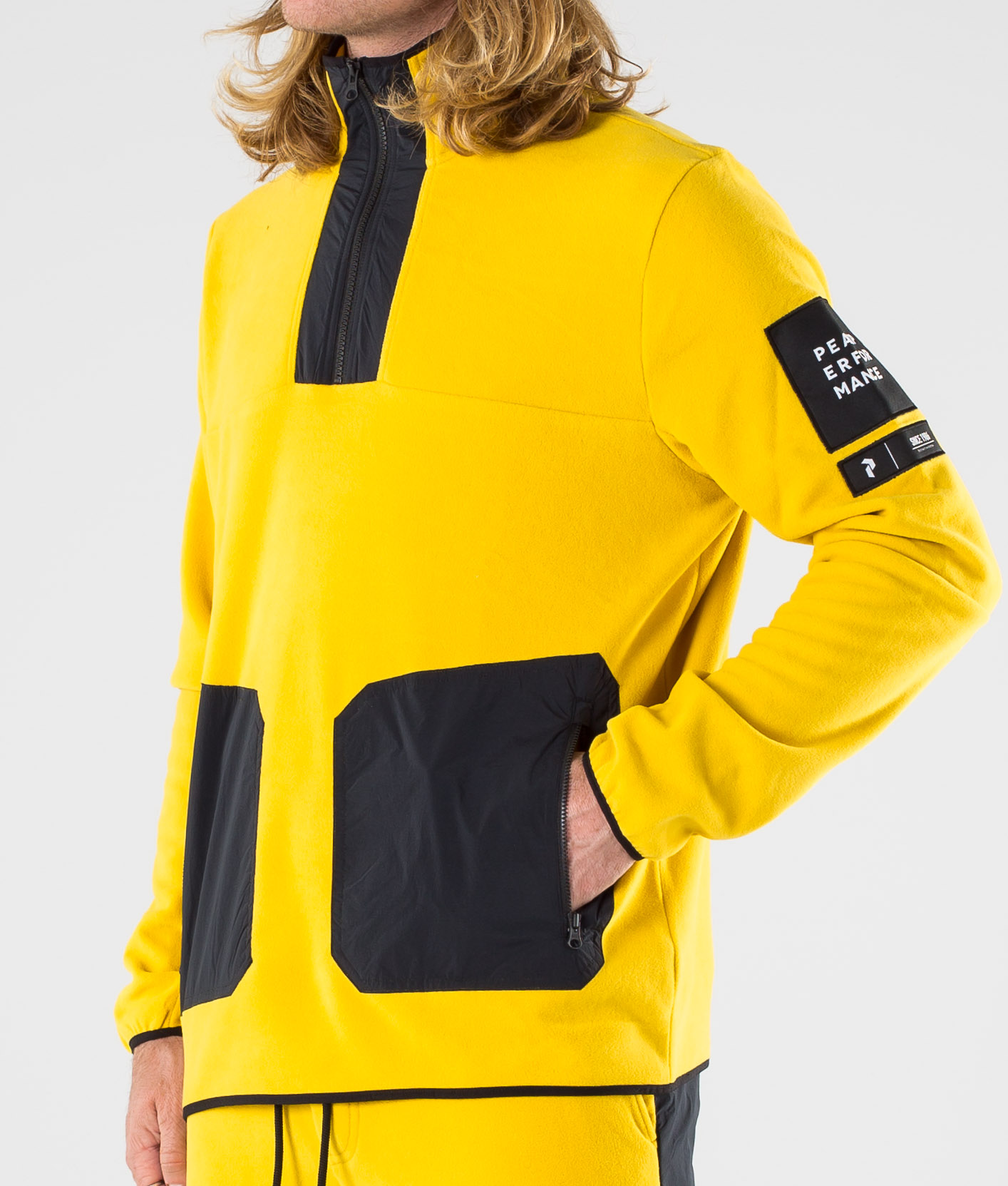 Yellow fleece sweater Clearance