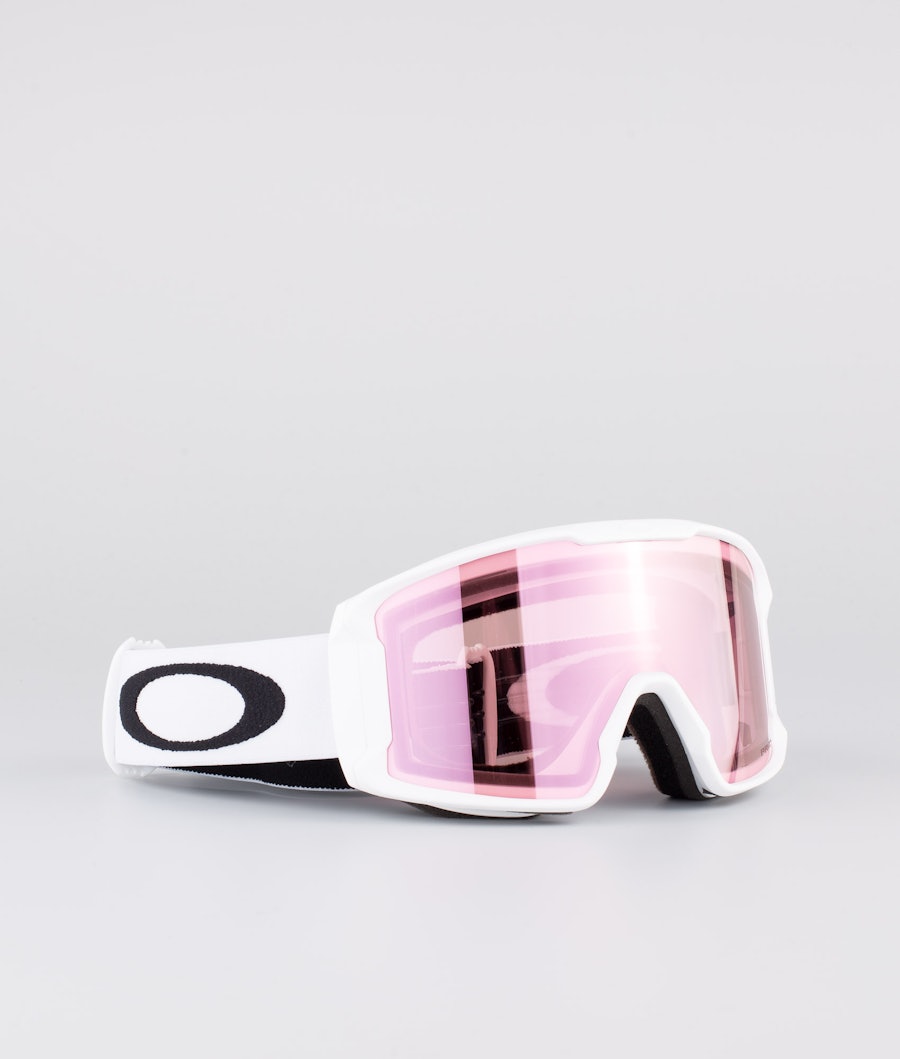 Oakley Line Miner M Skidglasögon Matte White With Prizm Snow Hi Pink Lens