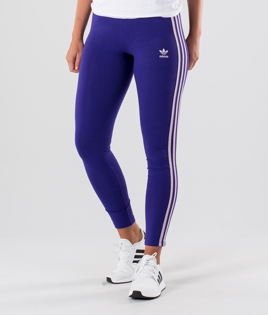 Adidas Originals 3-Stripes Tight Leggings Collegiate Purple