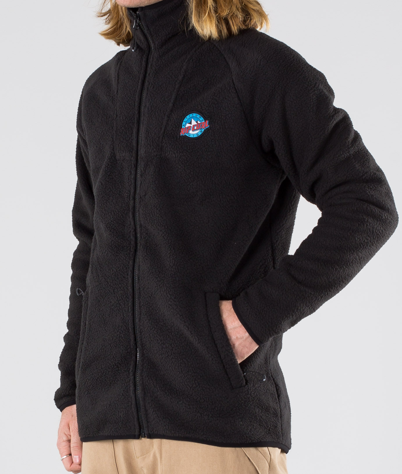 Rip Curl Classic Fleece Snowboardjakke Jet Black Ridestore.no Vinterjakke skijakke snowboard jakke, Rip Curl, str S
