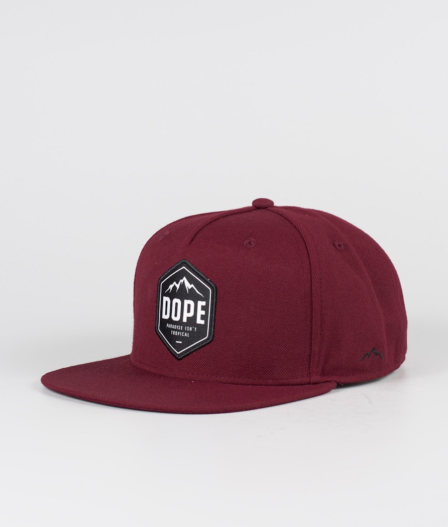 Dope Patched Cap Burgundy
