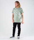 Dope 2X-UP T-shirt Heren Faded Green
