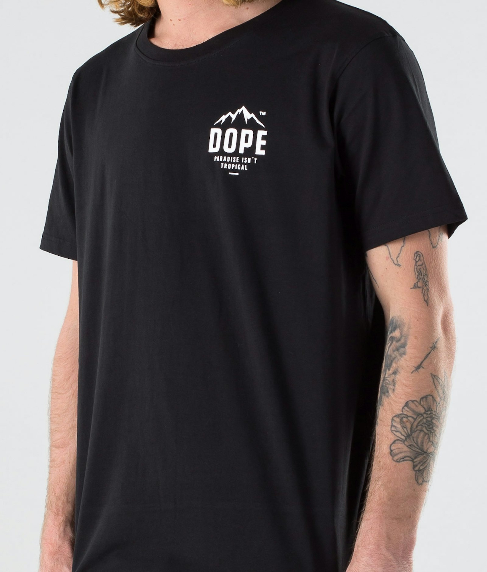 Dope Paradise II T-shirt Heren Black