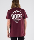 Dope Paradise II T-shirt Uomo Burgundy