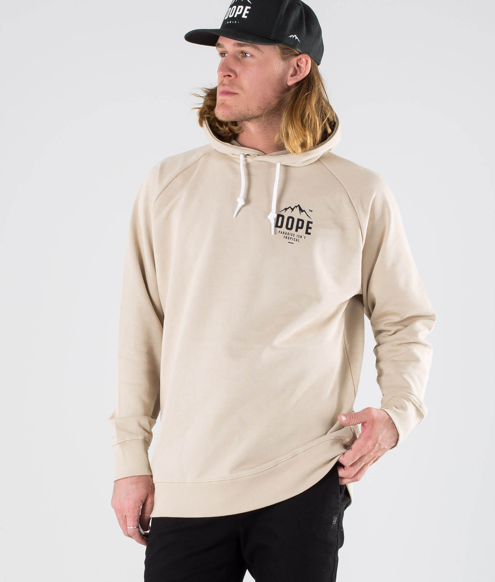 Dope Plain Paradise II Hoodie Men Sand Ridestore