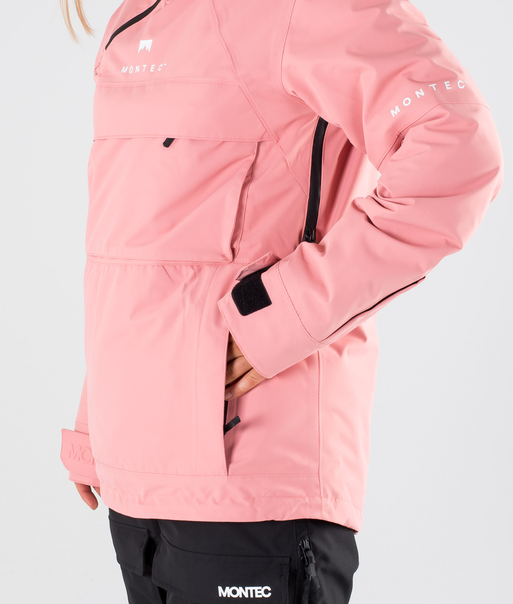light pink snowboard jacket