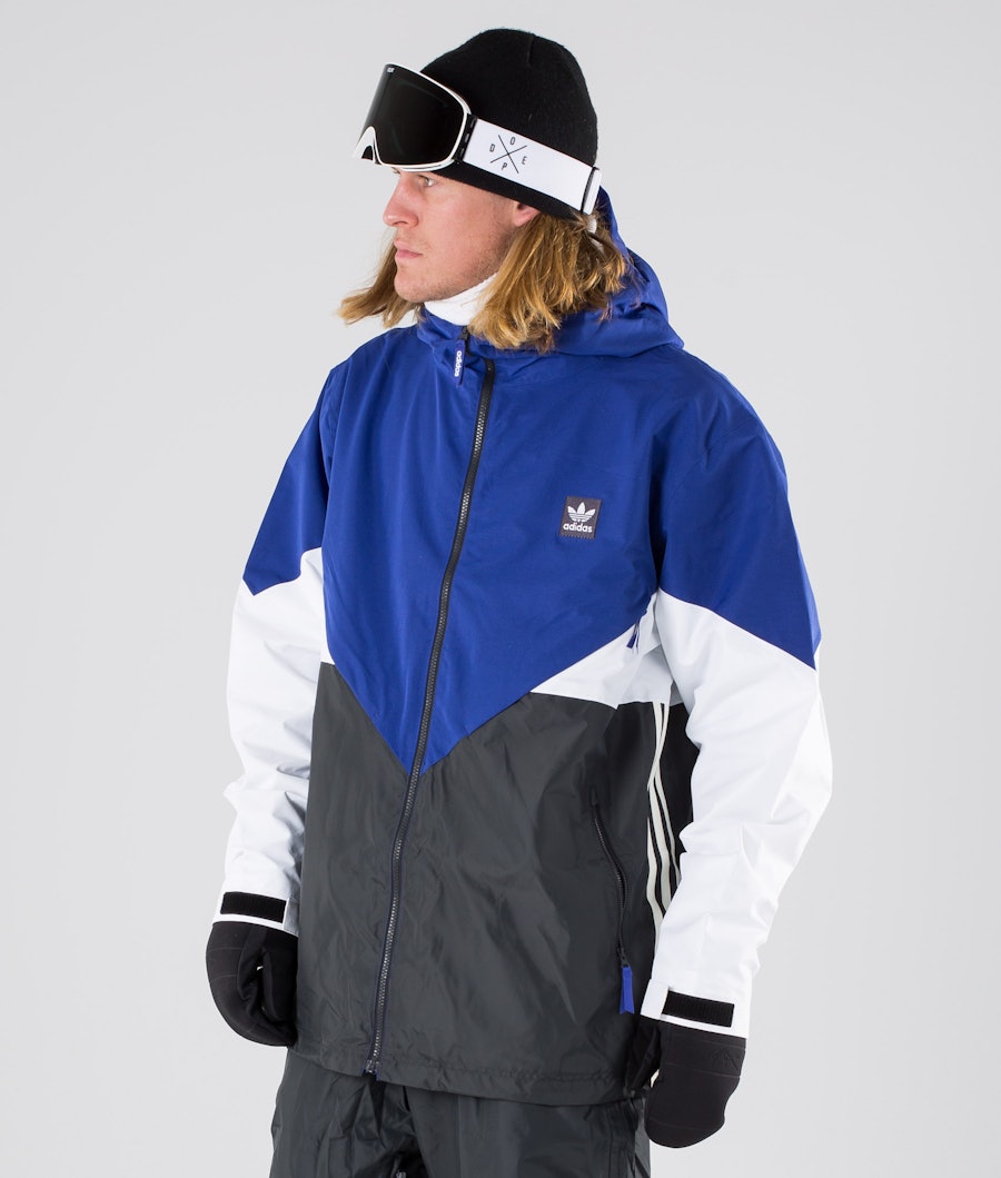 Adidas Snowboarding Premier Riding Snowboardjacka Active Blue/Carbon/Cream White/White