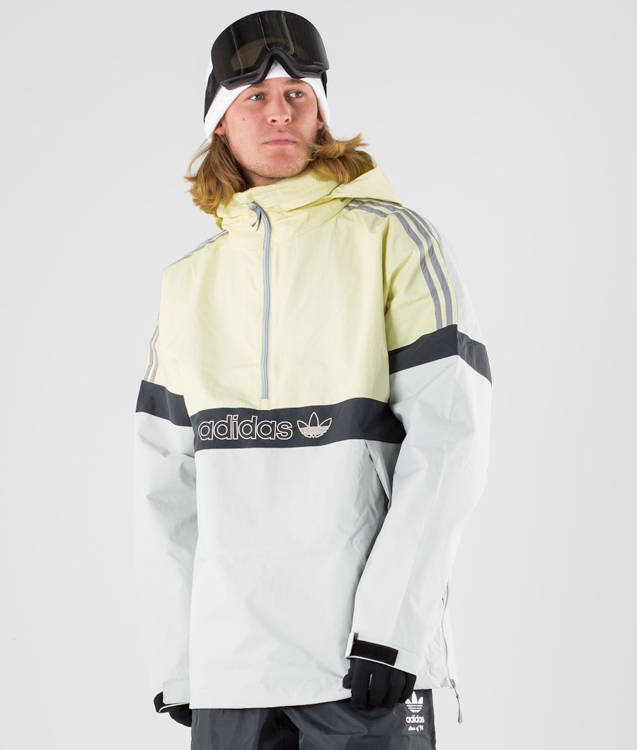 Adidas Snowboarding BB Snowbreaker Lumilautailutakki Haze Yellow/Stone/Carbon