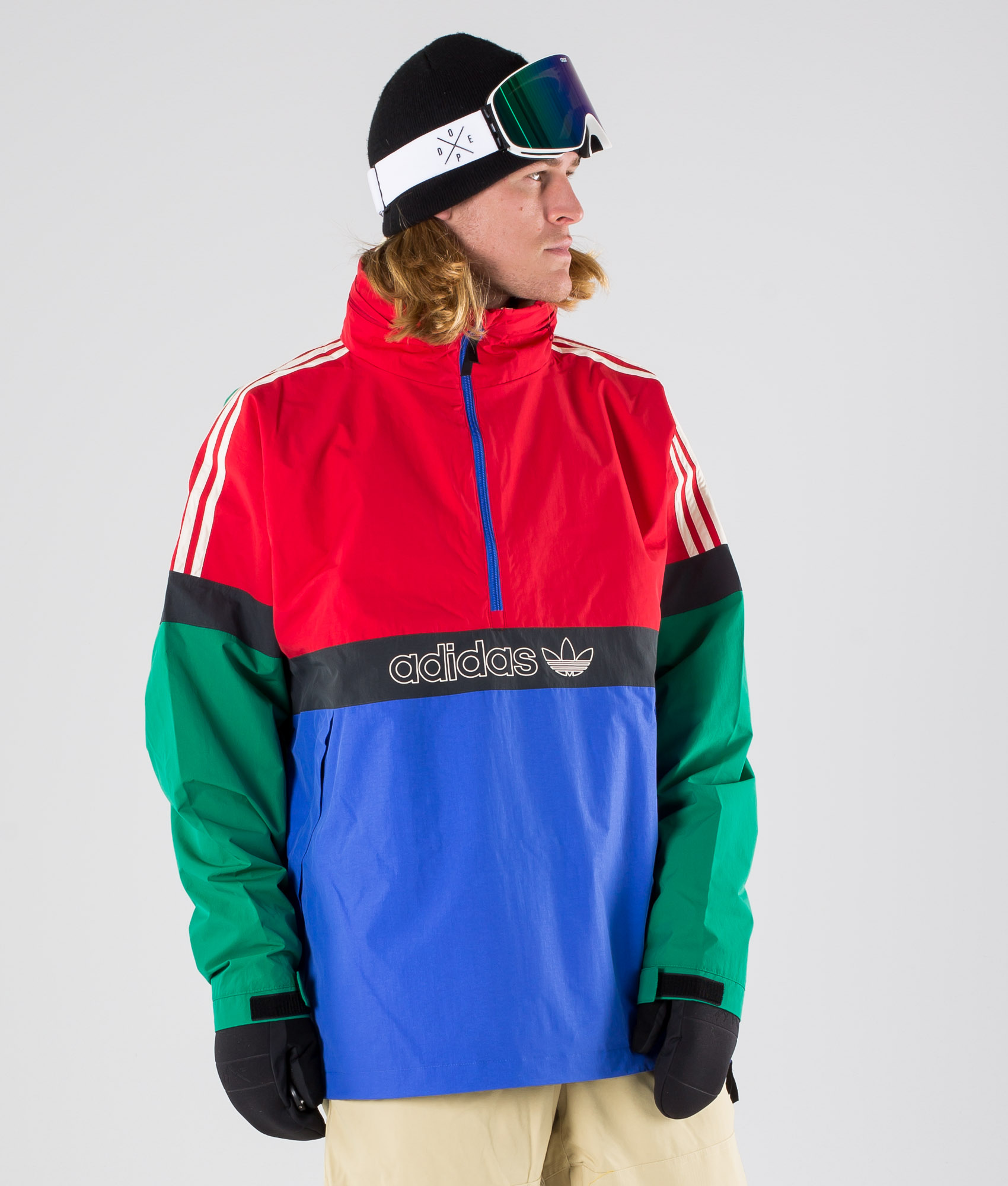 adidas snowboard jacket red