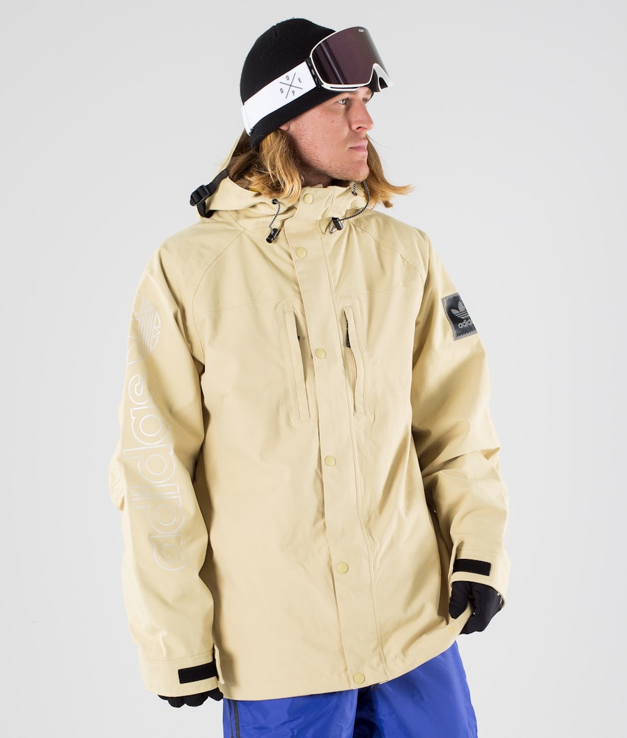 Adidas Snowboarding Utility Snowboard jas Sand/Collegiate Gold