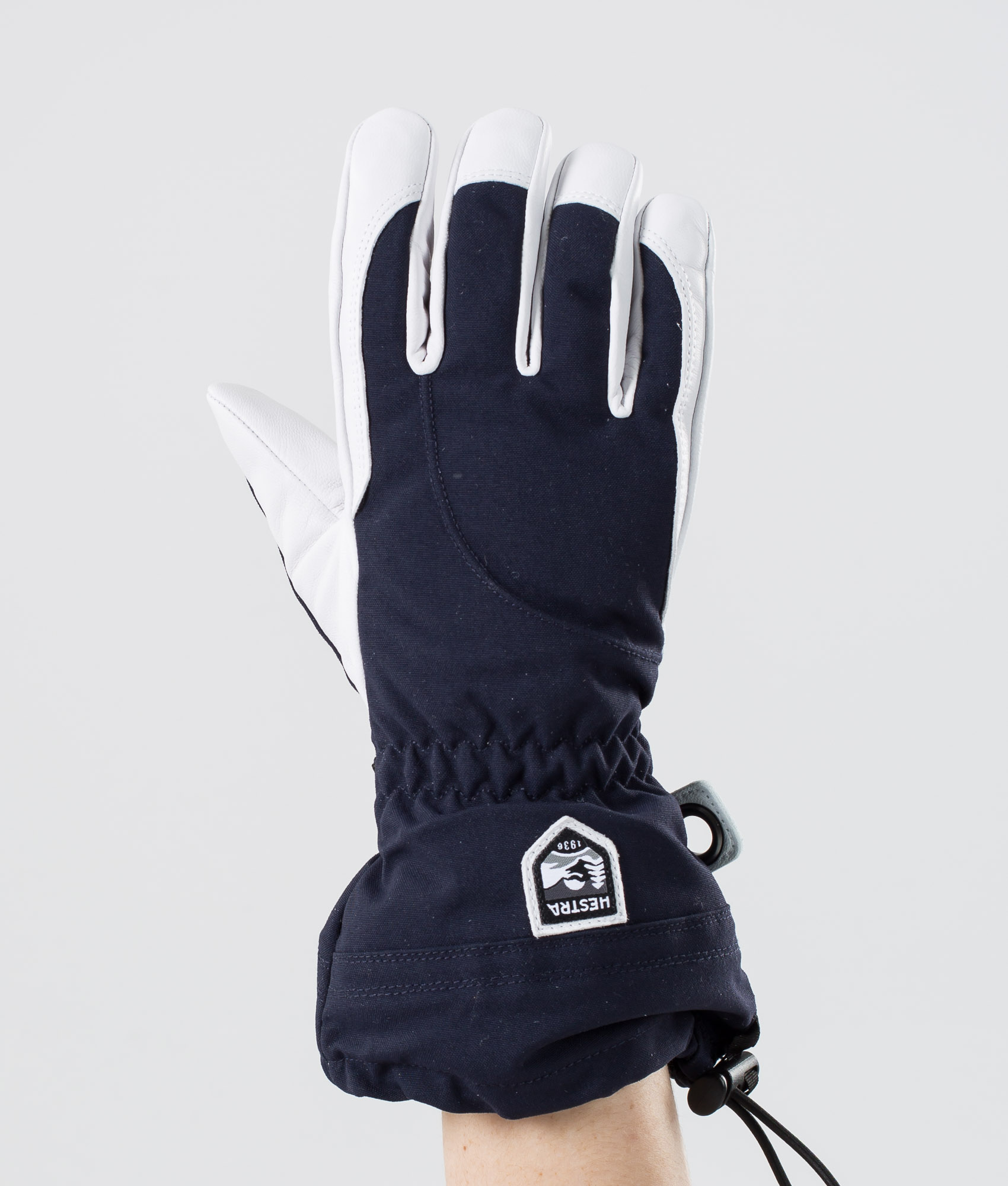 Details about   Hestra Heli Ski Female 5 Finger Ski and Snowboard Gloves In Navy 