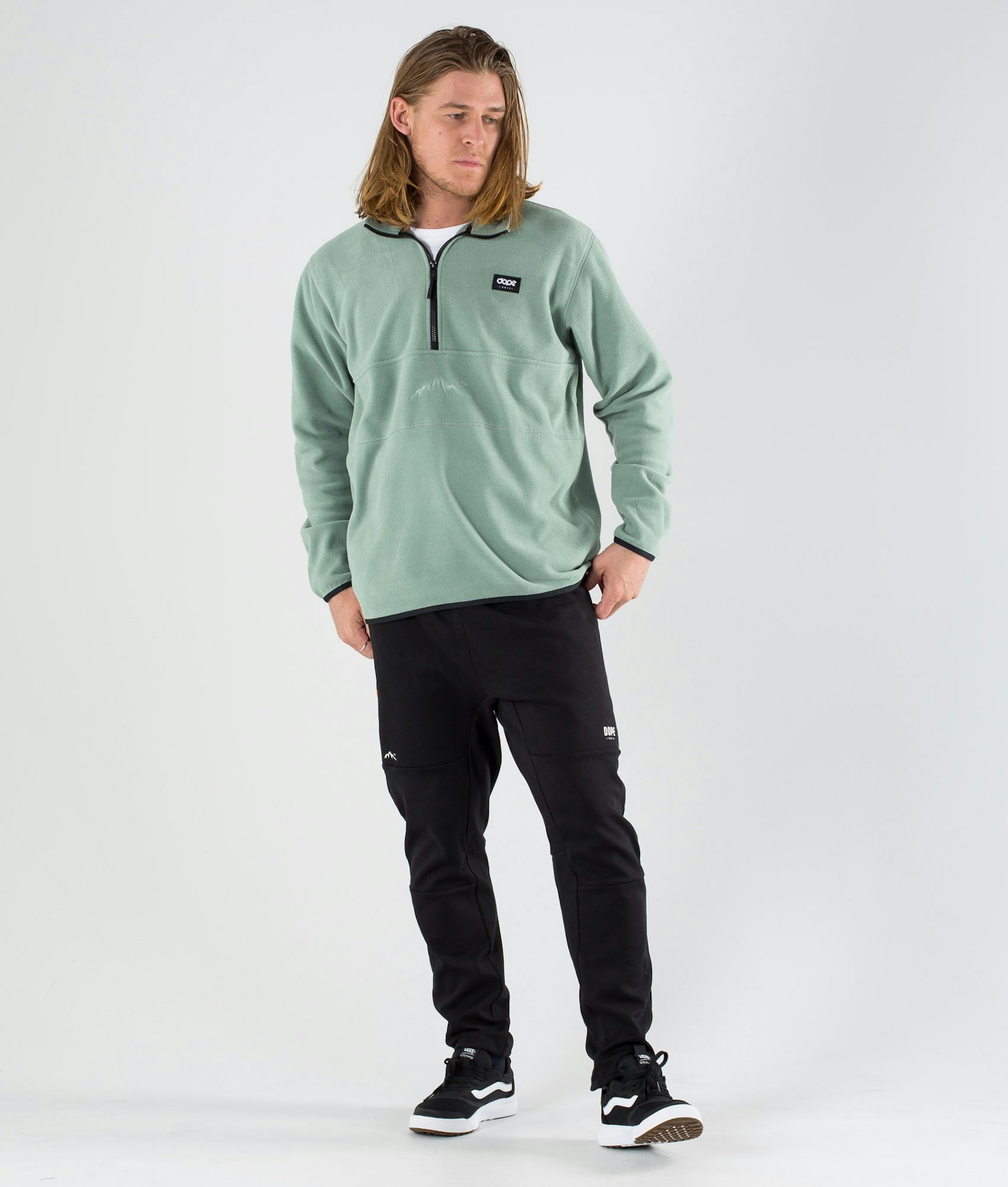 Dope Loyd Polartec Sweat Polaire Homme Faded Green