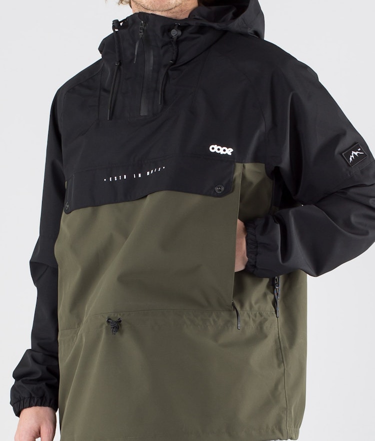 Dope Hiker 2020 Outdoor Jacket Men Black/Green