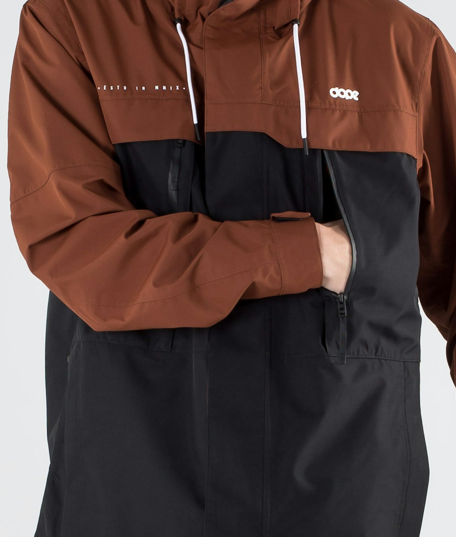 Dope Trekker 2020 Outdoor Jacket Men Adobe/Black