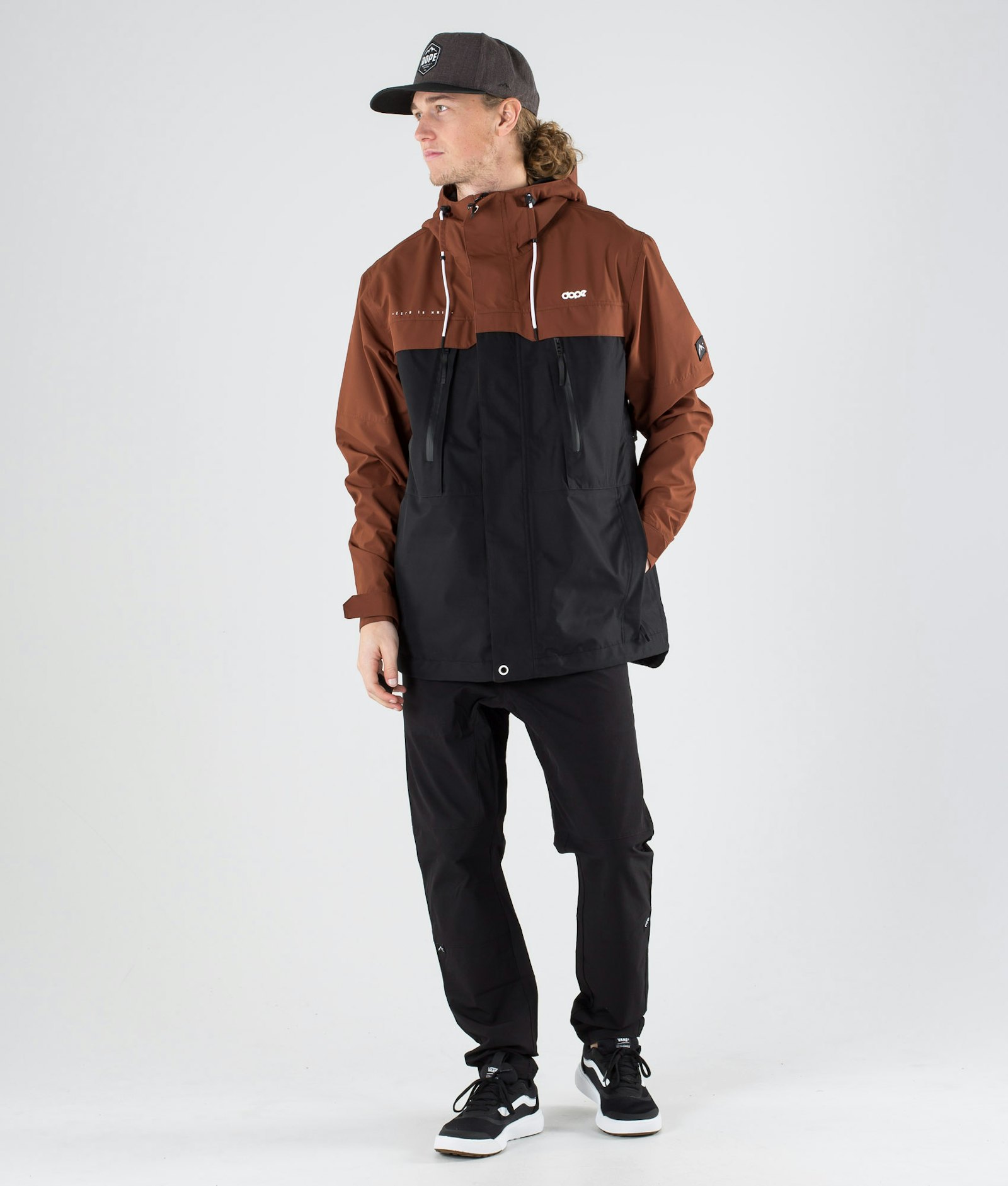 Dope Trekker 2020 Outdoor Jacket Men Adobe/Black
