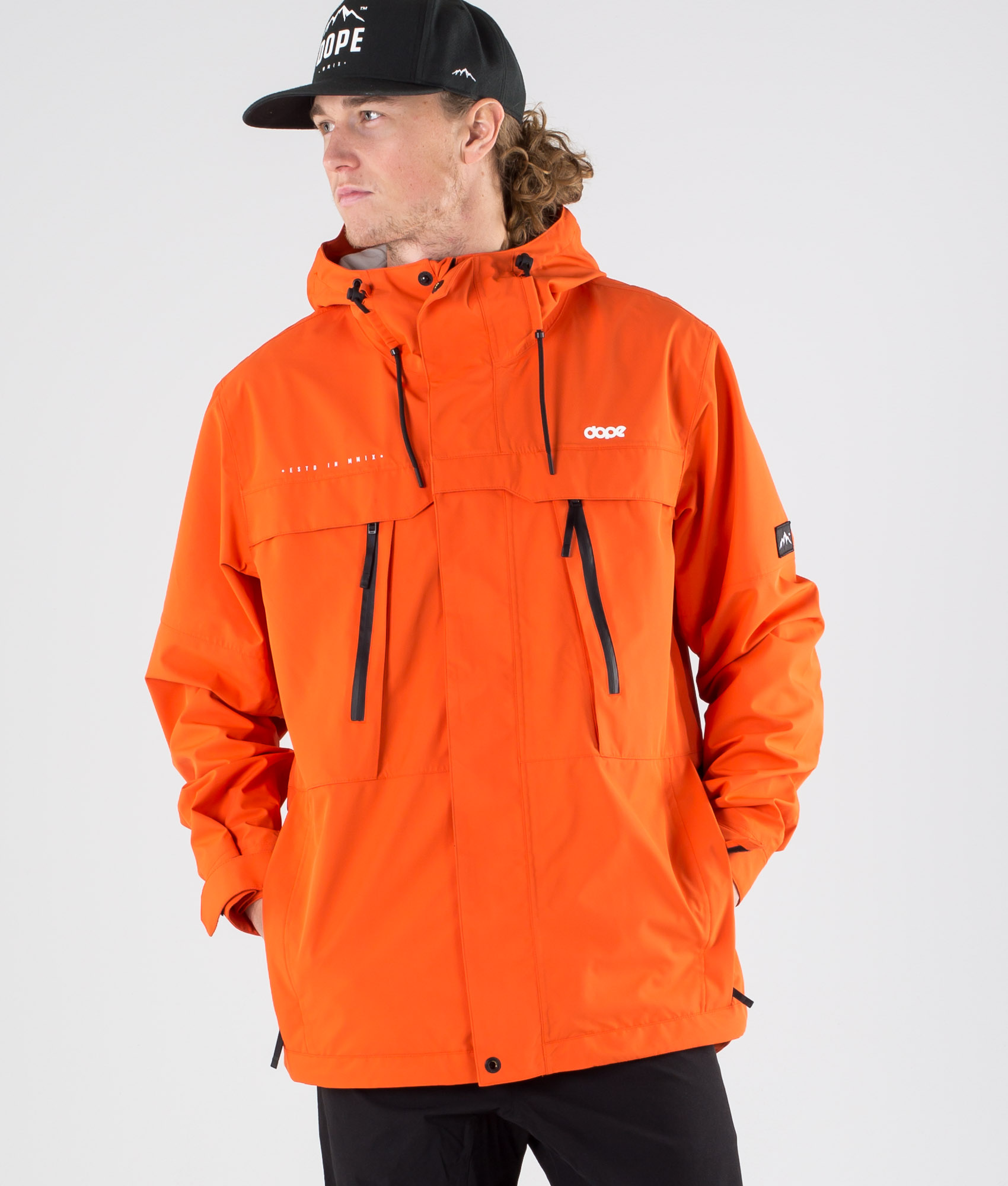 Dope Trekker Outdoor Jacket Orange 