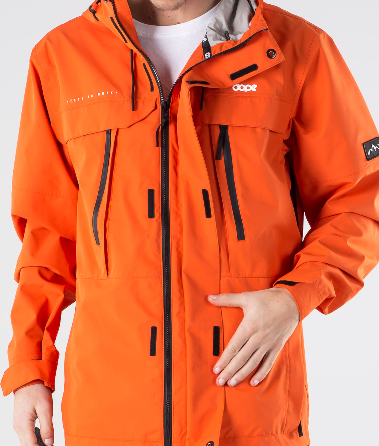 orange outdoor jacket