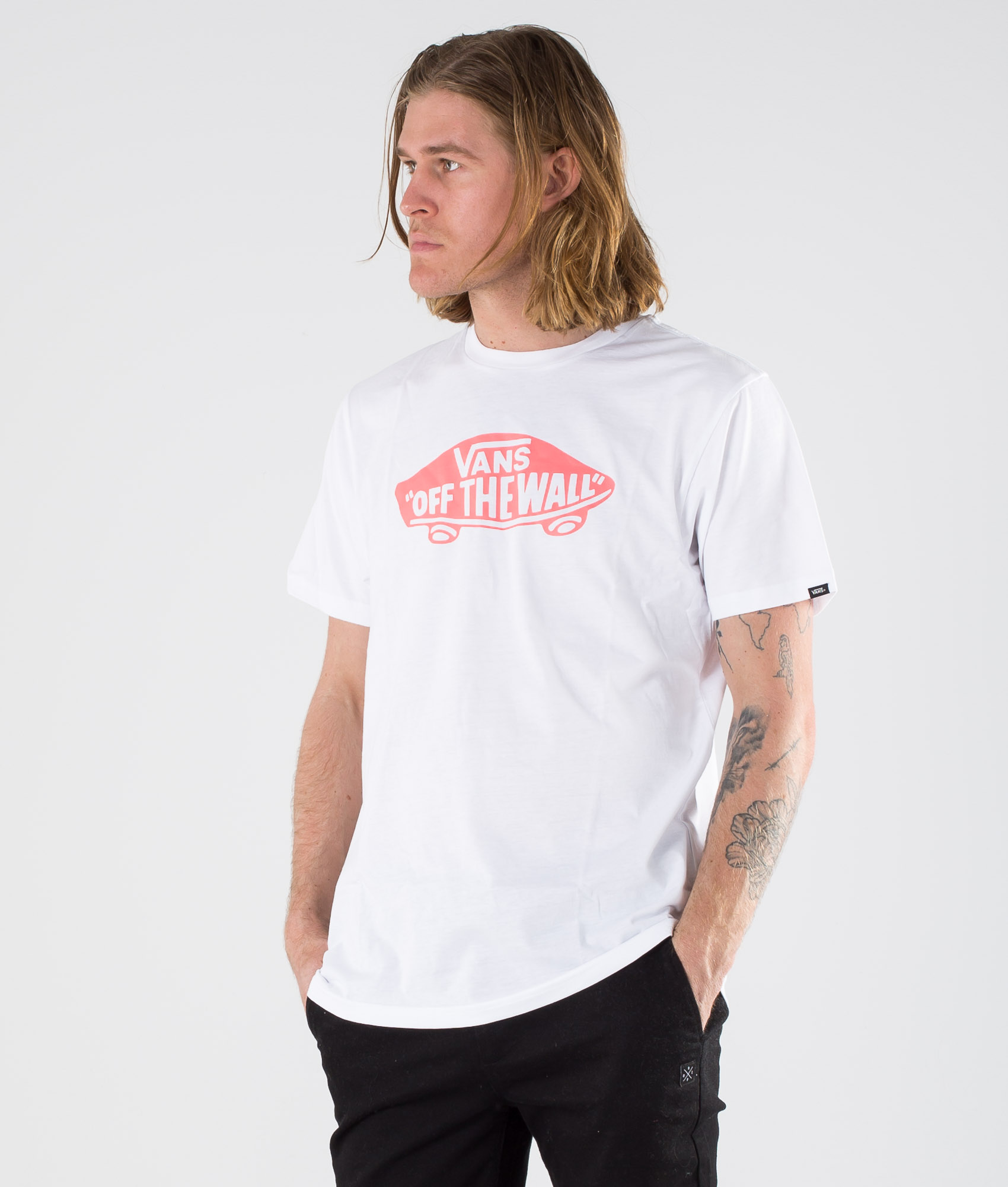 Vans OTW T-shirt White/Calypso Coral 
