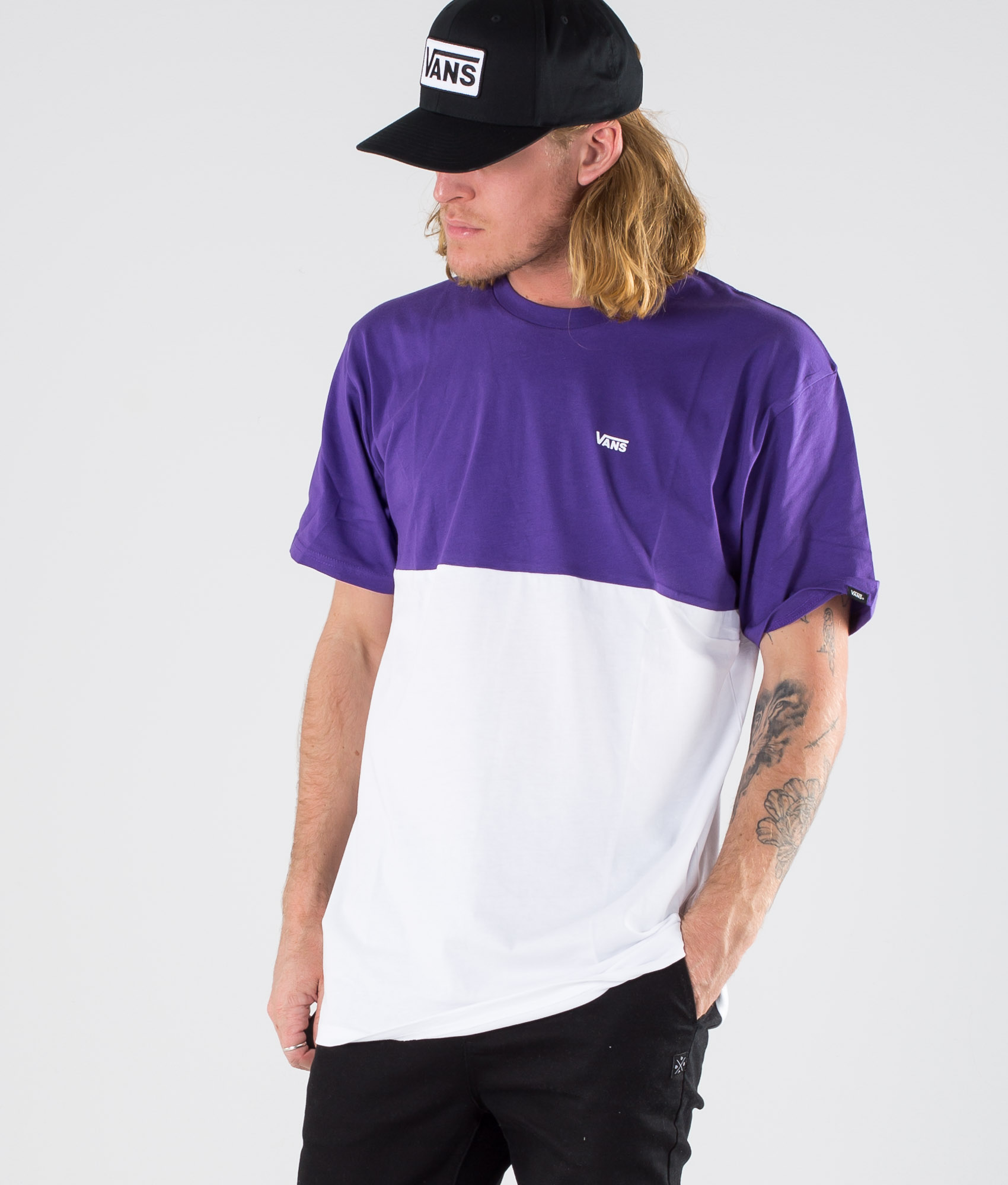 vans colorblock tee