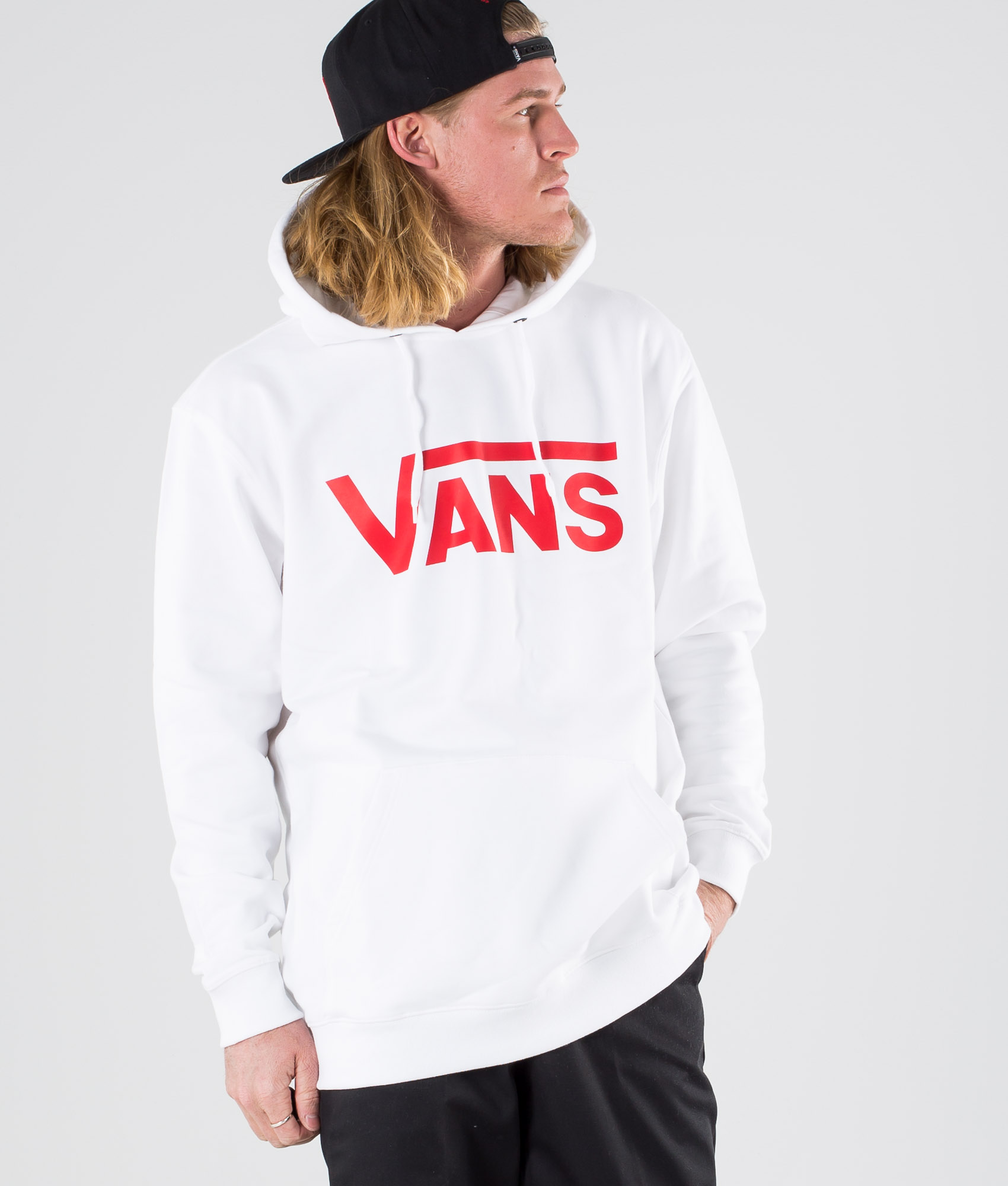 all white vans hoodie
