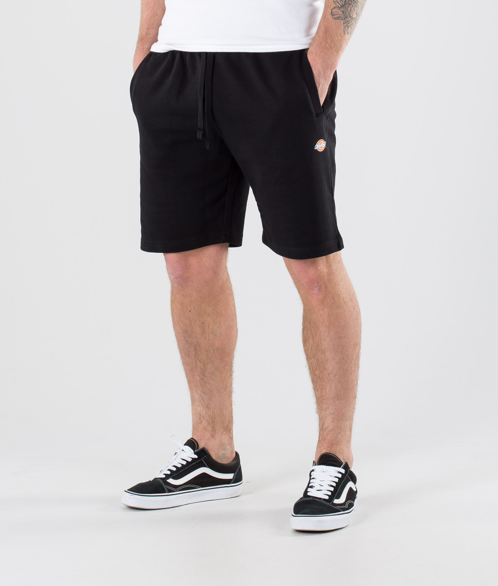 black jersey shorts