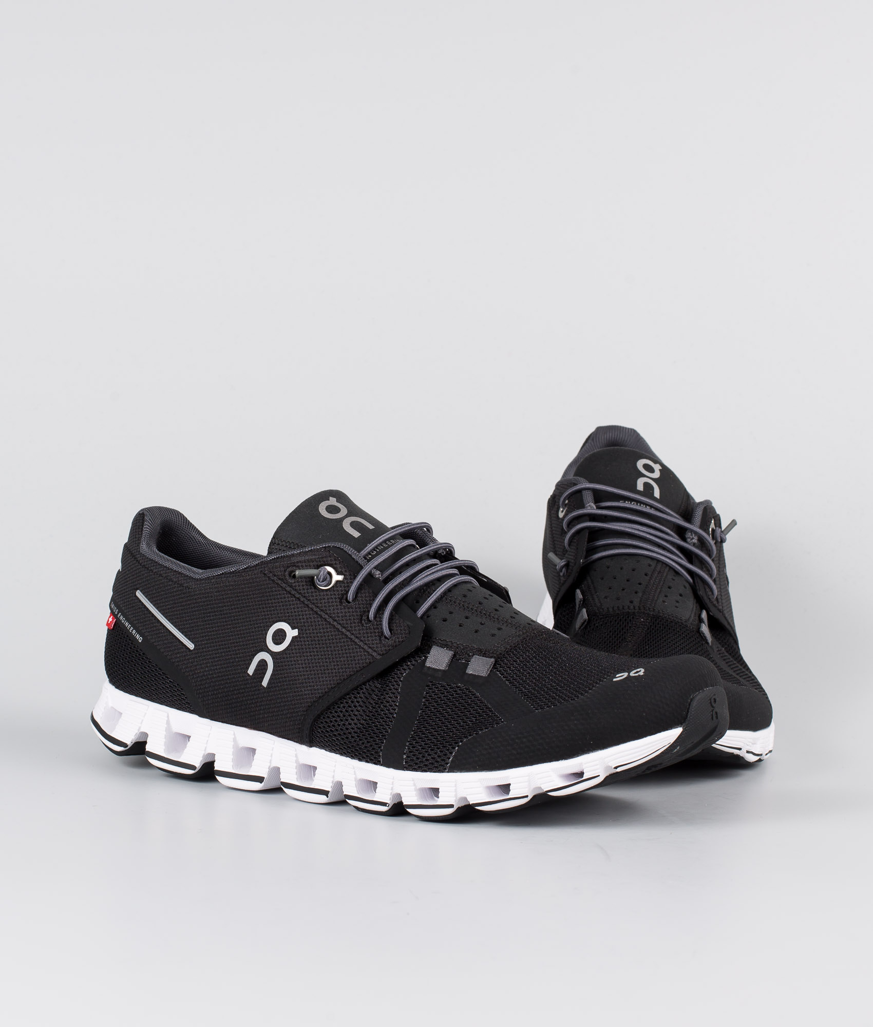 on cloud black white