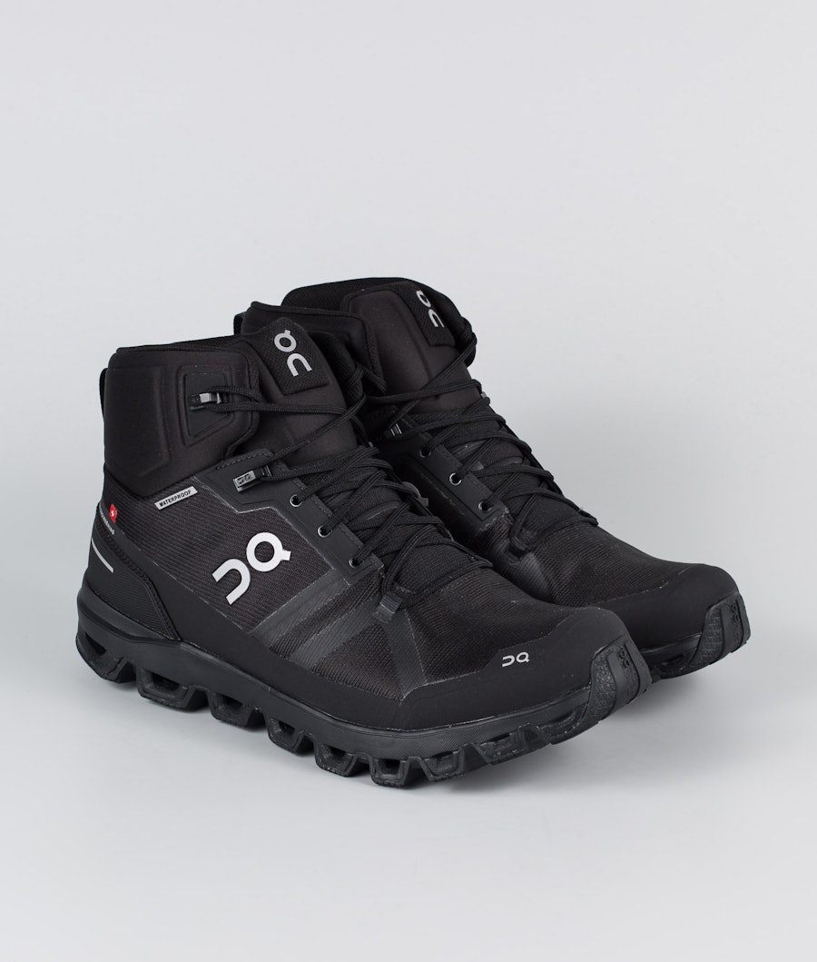 On Shoes Cloudrock Waterproof Shoes All Black