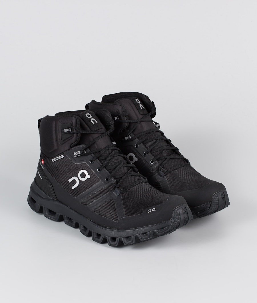 On Shoes Cloudrock Waterproof Sko All Black
