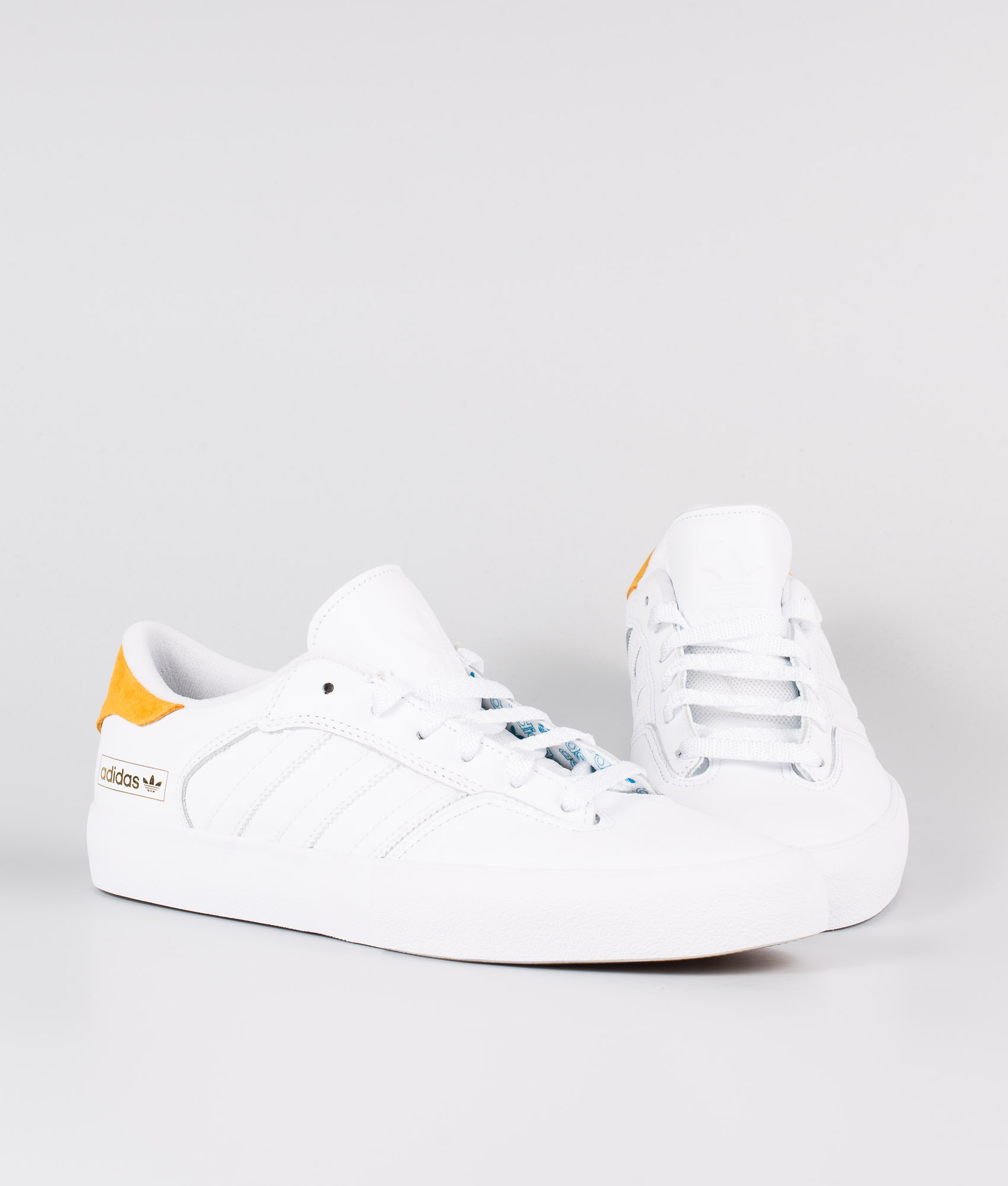 adidas white skate shoes