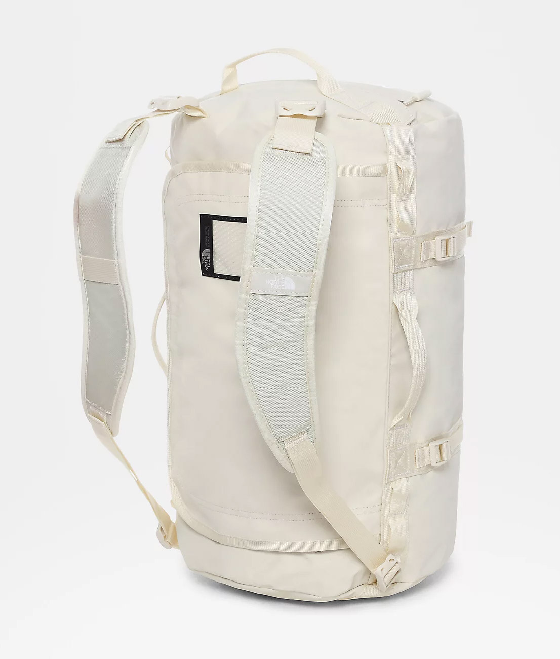 north face vintage white backpack