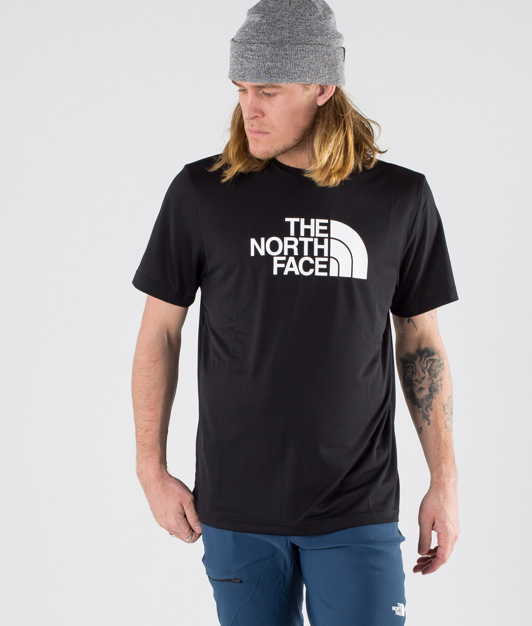 the north face black t shirt