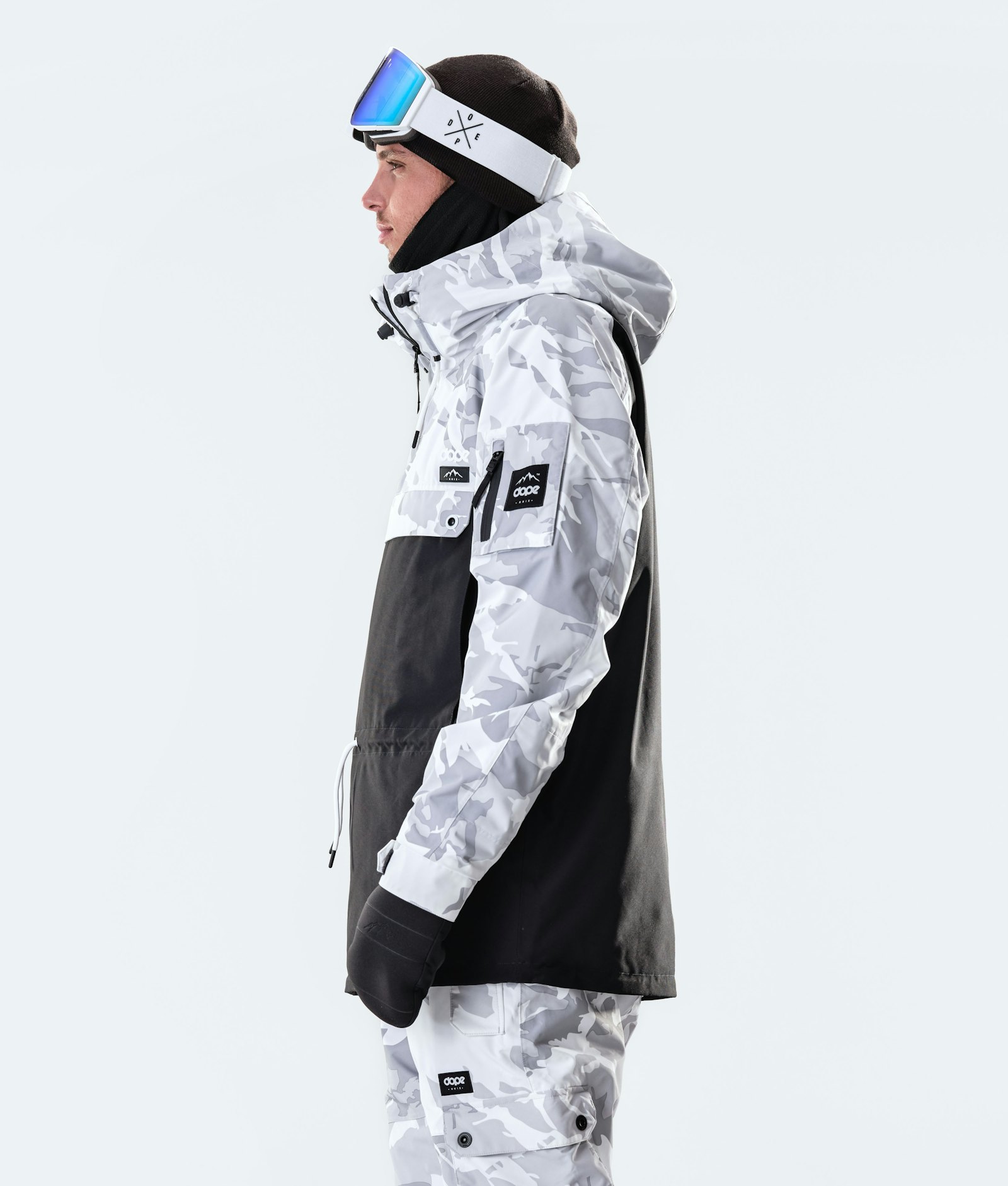 Annok 2020 Snowboard Jacket Men Tucks Camo/Black