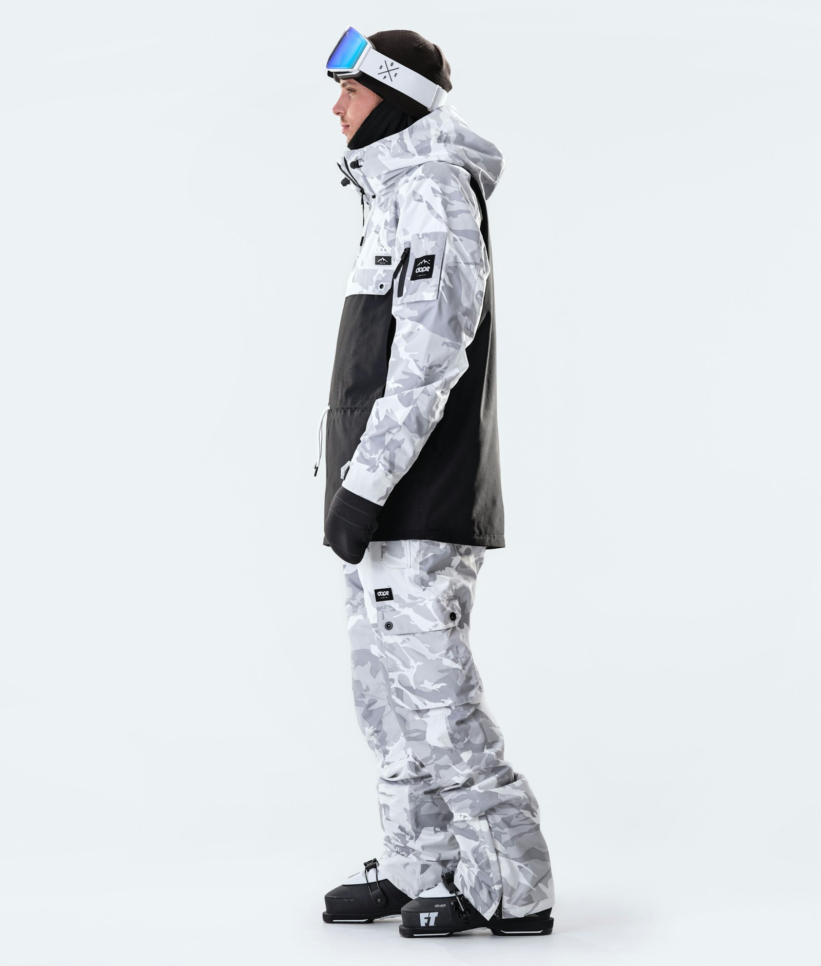 Annok 2020 Ski Jacket Men Tucks Camo/Black