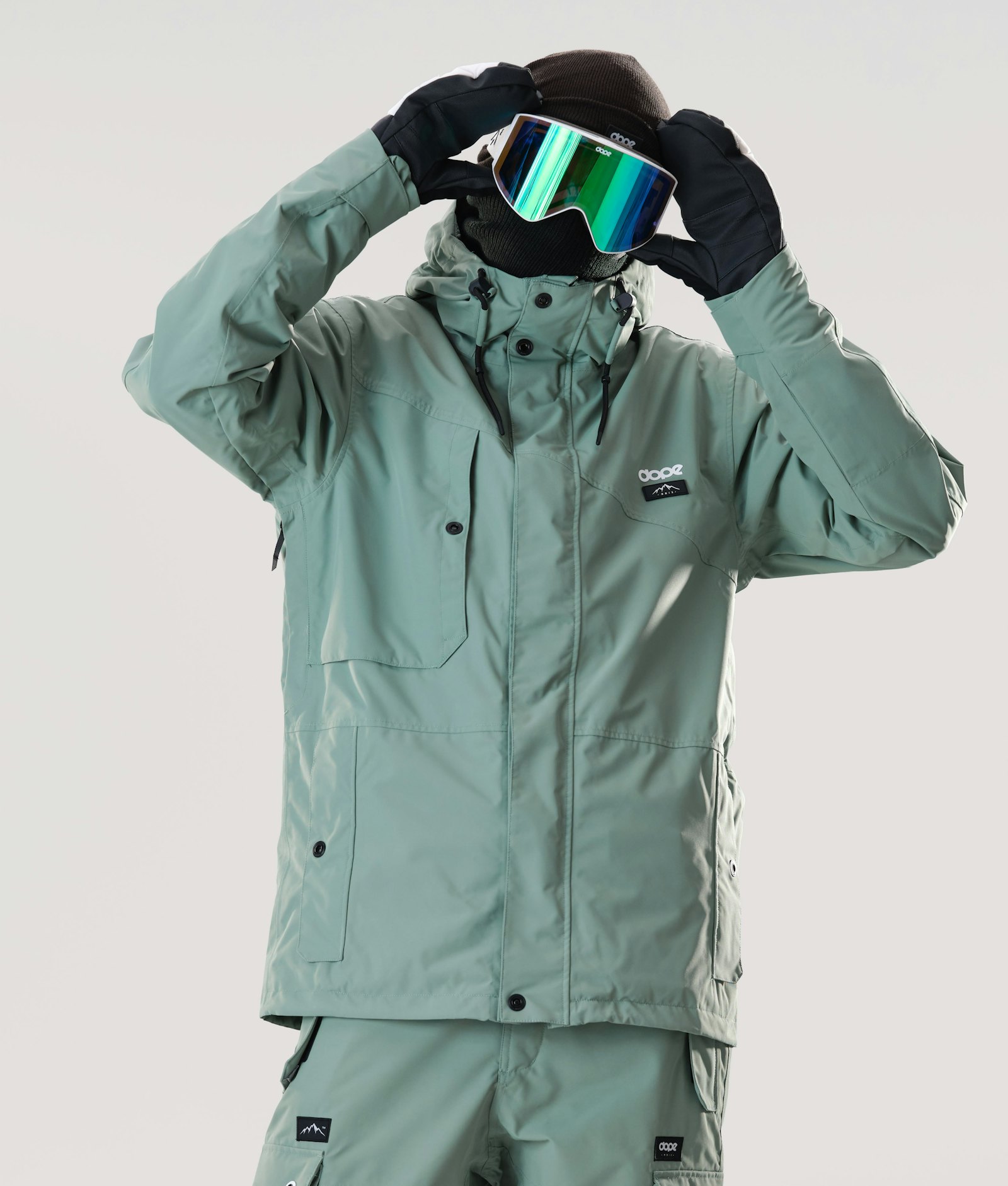 Dope Adept 2020 Snowboard Jacket Men Faded Green