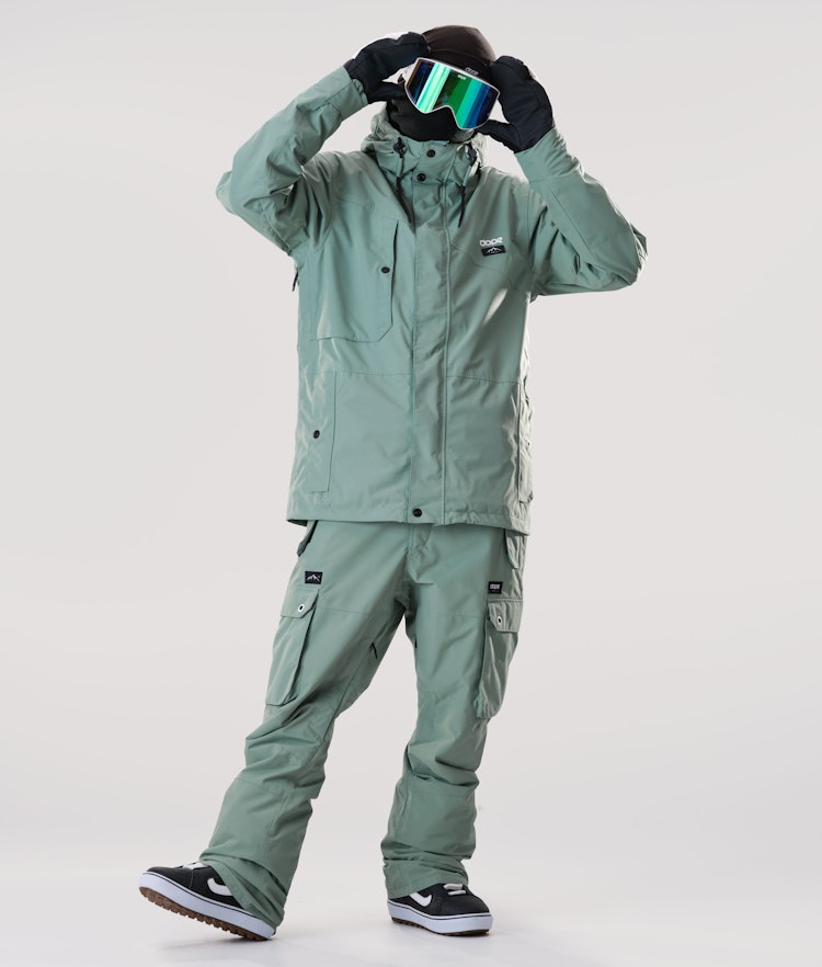 Dope Adept 2020 Giacca Snowboard Uomo Faded Green
