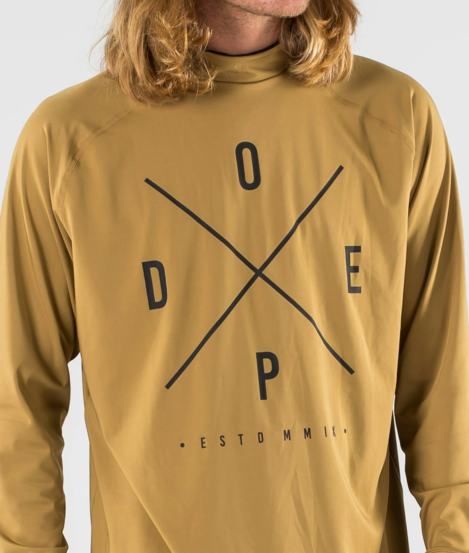 Dope Snuggle Baselayer top Herre 2X-Up Gold