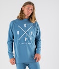 Dope Snuggle Tee-shirt thermique Homme 2X-Up Blue Steel