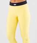 Dope Snuggle W Pantalon thermique Femme 2X-Up Faded Yellow